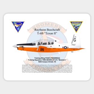 T-6B Texan II Poster VT-27 large logo Sticker